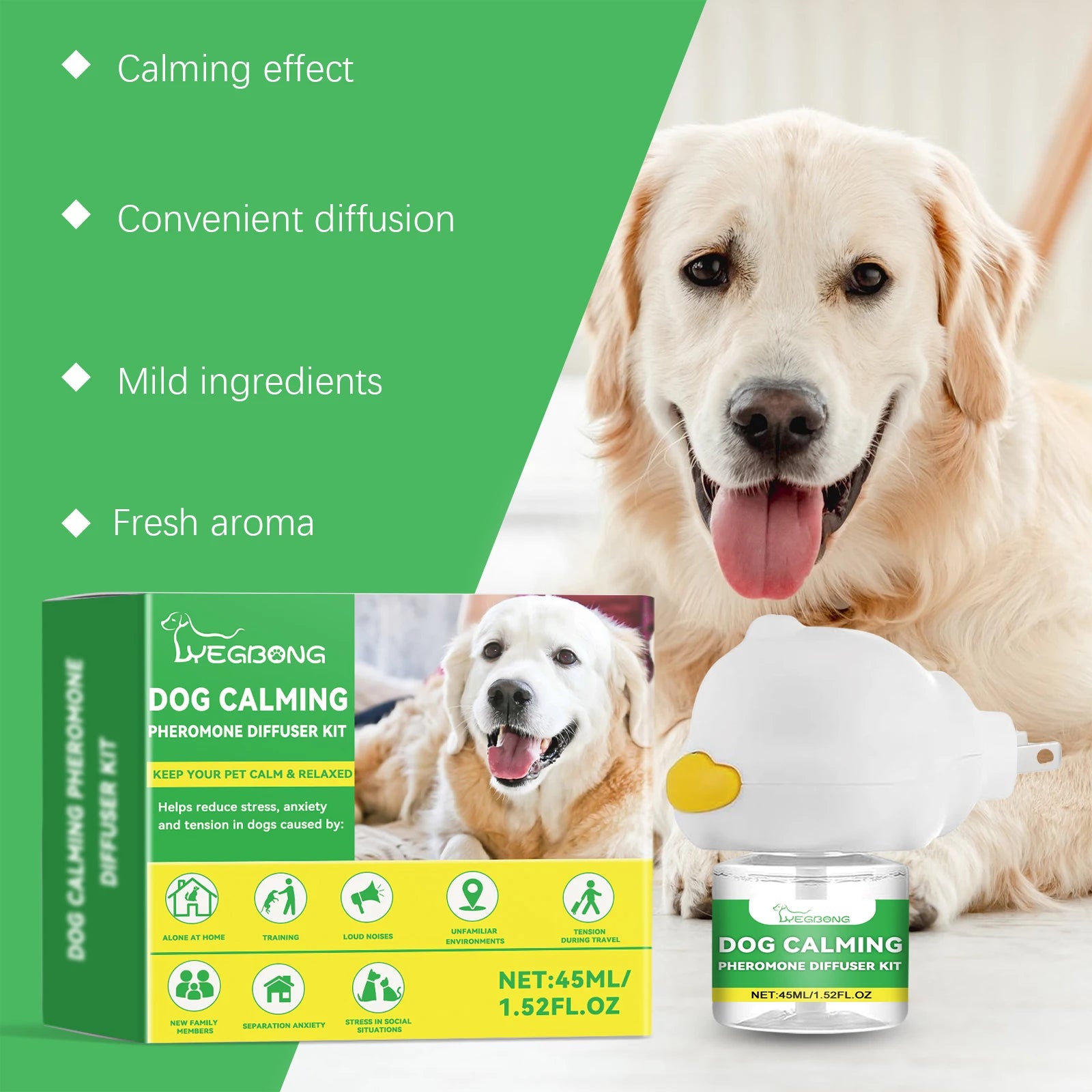 Calming Pheromone Diffuser Kit for Dogs
